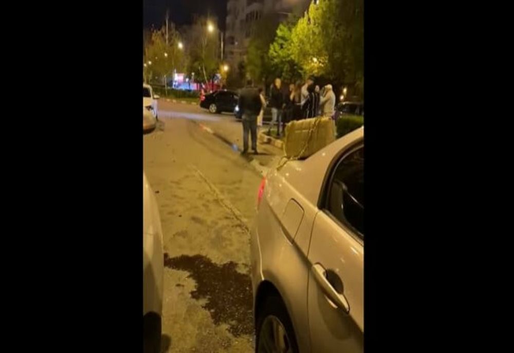 Scandal și amenințări cu sabia, după un accident din Ploiești