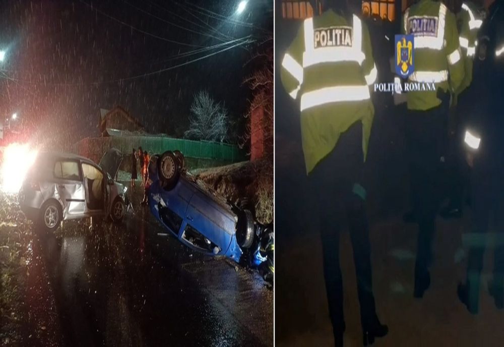 Doi tineri din Prahova care au alimentat o mașină fără să plătească și ulterior unul dintre ei a provocat un accident vizați de percheziții joi dimineață