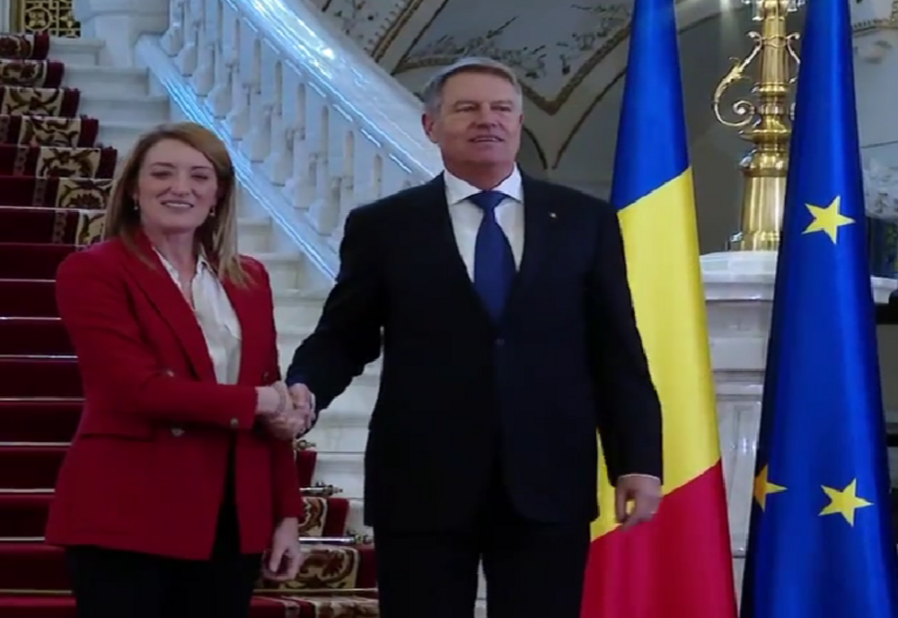Șefa Parlamentului European, primită de Klaus Iohannis - Maraton de întâlniri după eșecul aderării la Spațiul Schengen