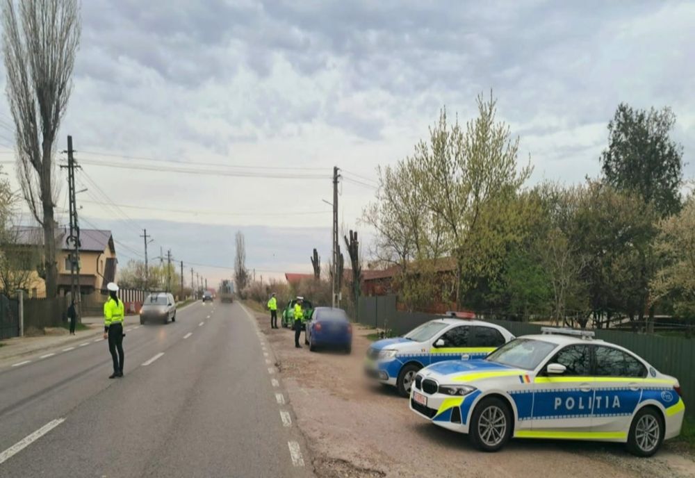 Acțiune rutieră în Prahova, pe DN 72 și la Câmpina