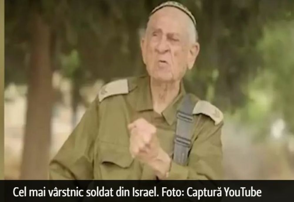 Cel mai vârstnic soldat din Israel: la 95 de ani a îmbrăcat haina militară și e gata de luptă: „Vom ucide acele bestii!”