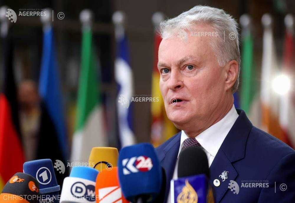 PREŞEDINTELE LITUANIEI LE CERE PARTENERILOR UCRAINEI SĂ DEA CURS CERERILOR ACESTEIA PRIVIND "PLANUL DE VICTORIE"