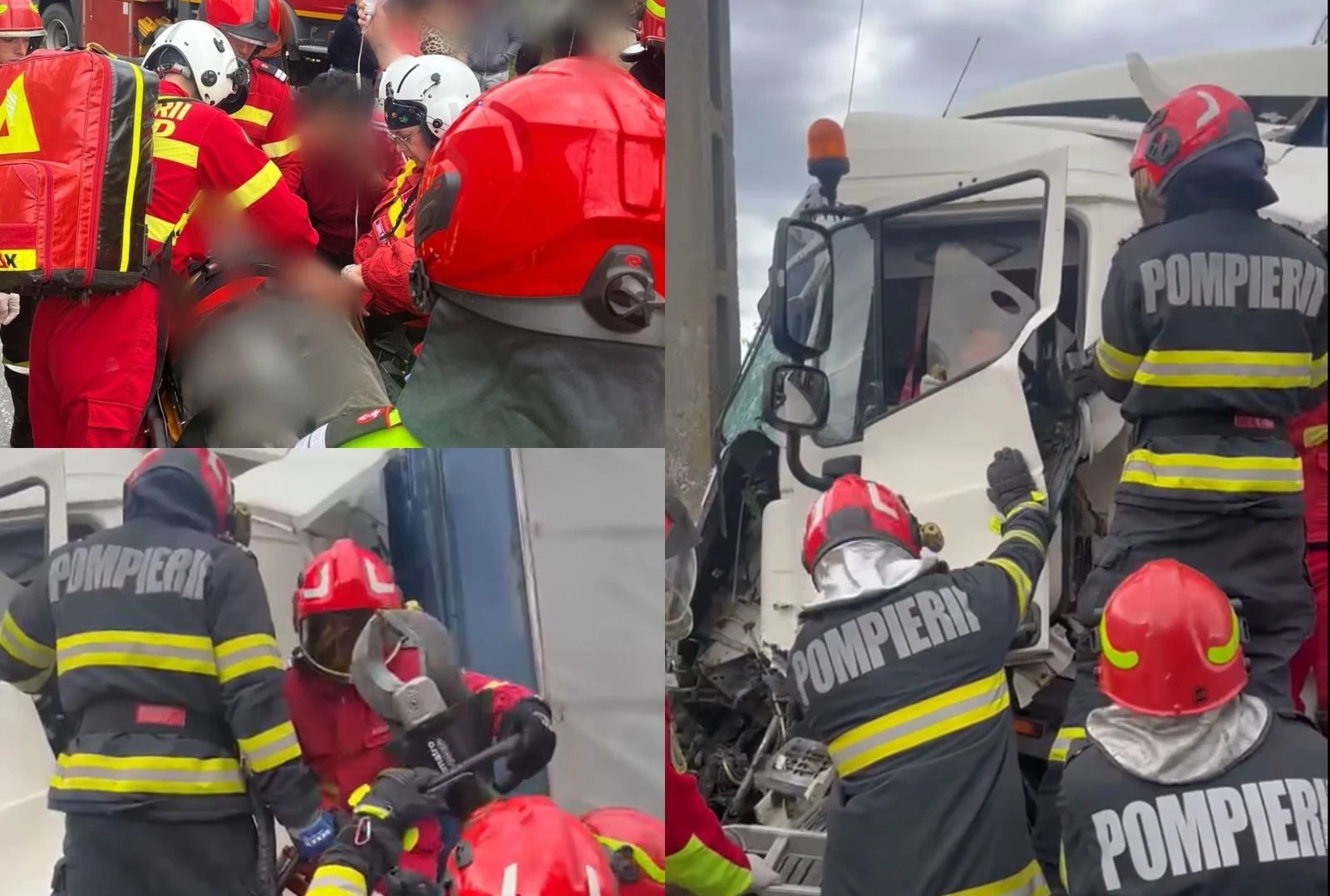 Accident în Prahova / captură video