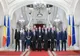  Klaus Iohannis participă la ceremoniile de preluare a mandatelor de ministru de către Aurescu, Vela, Ciucă şi Predoiu 