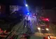 Două garaje și un autoturism s-au făcut scrum, la Brazi