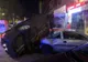 Accident grav, azi-noapte, în Ploiești. O mașină a aterizat pe alte două autoturisme parcate