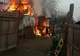 Incendiu puternic în Sângeru. O casă aproape s-a făcut scrum, înainte de Crăciun