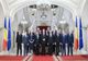  Klaus Iohannis participă la ceremoniile de preluare a mandatelor de ministru de către Aurescu, Vela, Ciucă şi Predoiu 