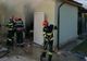 Incendiu puternic la Florești. Au ars o anexă și o instalație cu panouri solare