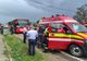 Prahova. Autobuz implicat într-un accident rutier pe DN1B, la Bucov