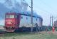 UPDATE: CIRCULAȚIA FEROVIARĂ A FOST RELUATĂ. LOCOMOTIVA UNUI TREN DE CĂLĂTORI, CUPRINSĂ DE FOC, ÎN HALTA TOMȘANI