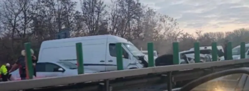 Accident în lanț pe autostrada A3, în județul Prahova