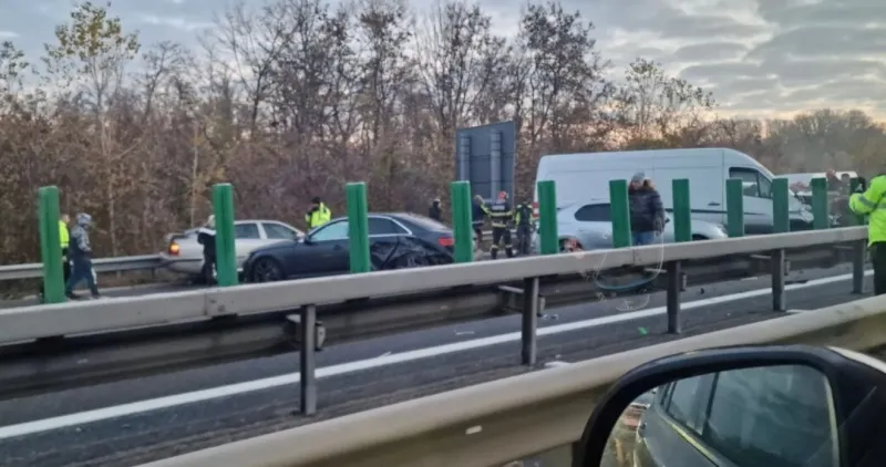 Accident în lanț pe autostrada A3, în județul Prahova